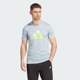 ADIDAS MEN RUN ICONS 3-BAR T-SHIRTS