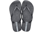 IPANEMA GLITTER FEM-Black / Black Glitter Silver-12648125228